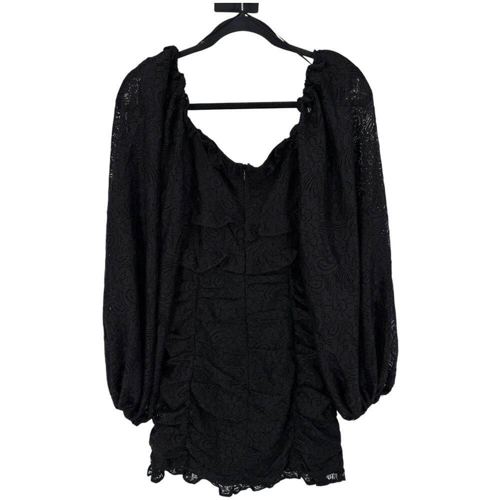 ASTR the Label lace mini cocktail party dress black size Medium M - Picture 4 of 6
